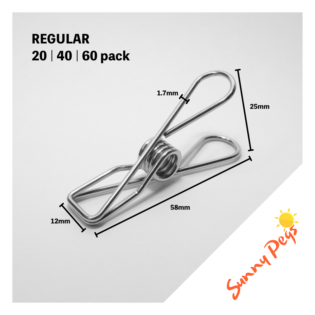 SUNNY PEGS - Regular Stainless Steel Pegs - Marine Grade 316
