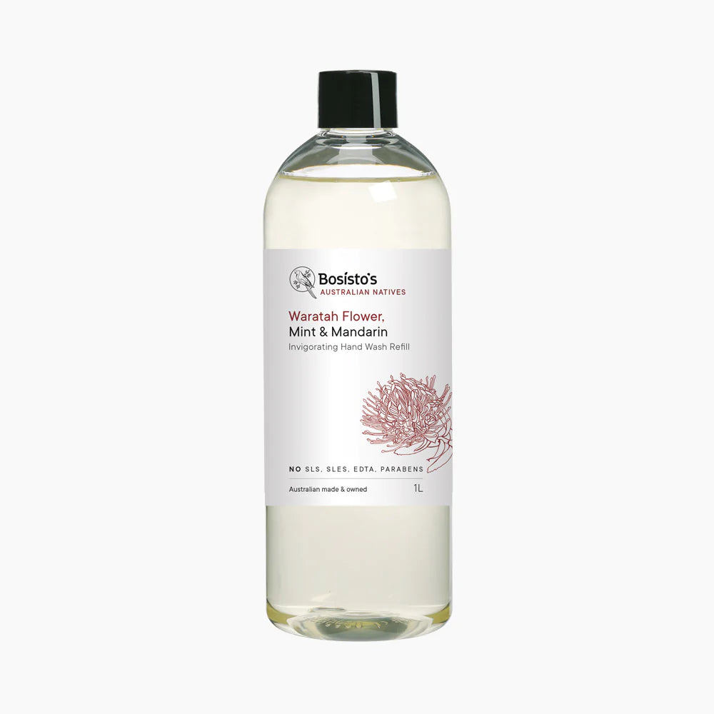 BOSITOS Hand Wash - Waratah Flower, Mint and Mandarin