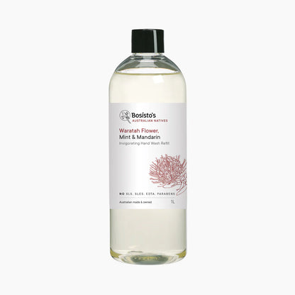 BOSITOS Hand Wash - Waratah Flower, Mint and Mandarin