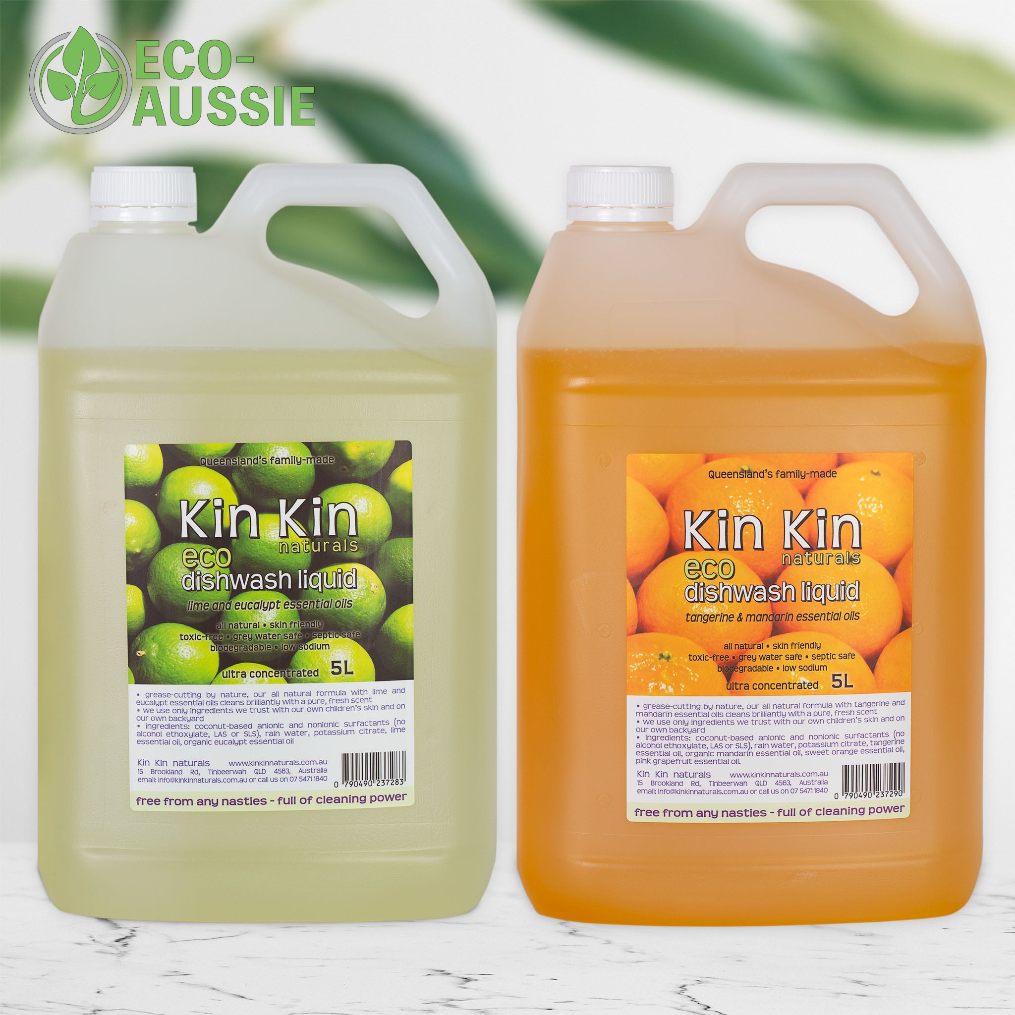 Kin Kin Naturals Eco Dishwashing Liquid 5L – ECO-AUSSIE