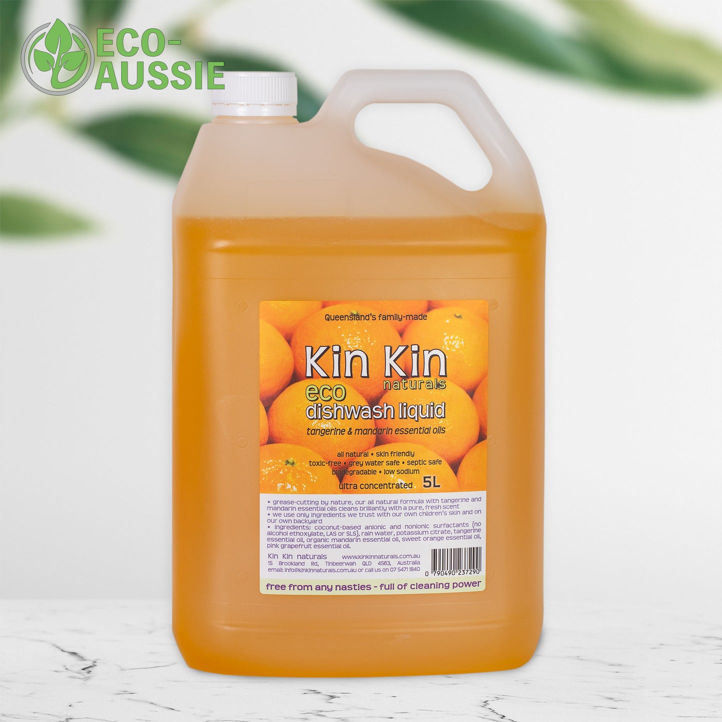 Kin Kin Naturals Eco Dishwashing Liquid 5L