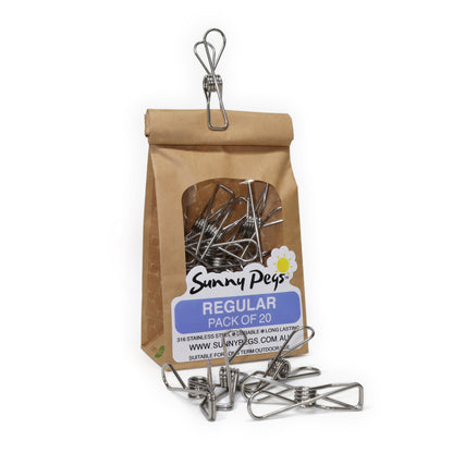 SUNNY PEGS - Regular Stainless Steel Pegs - Marine Grade 316