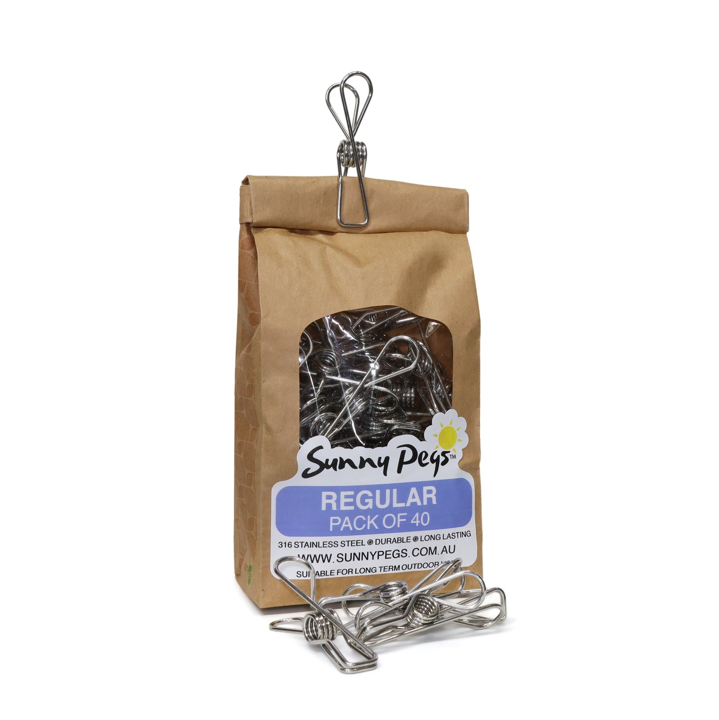 SUNNY PEGS - Regular Stainless Steel Pegs - Marine Grade 316