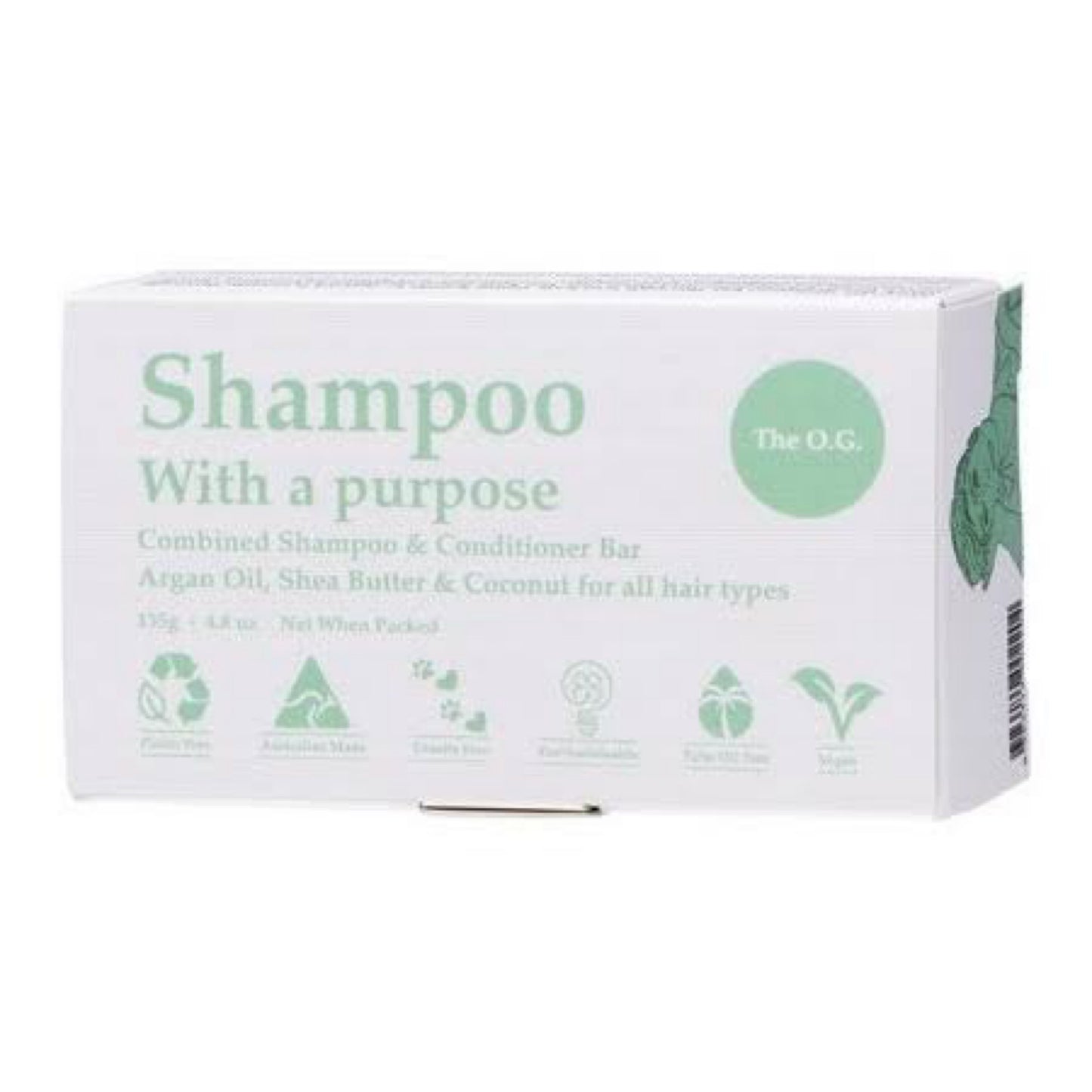 Shampoo With A Purpose Bar - The O.G. - For All Hair Types 135g